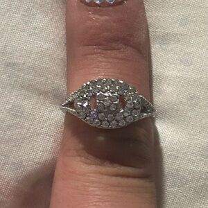 Dazzling Silver Women's Ring